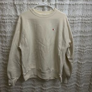 Creme champion sweatshirt